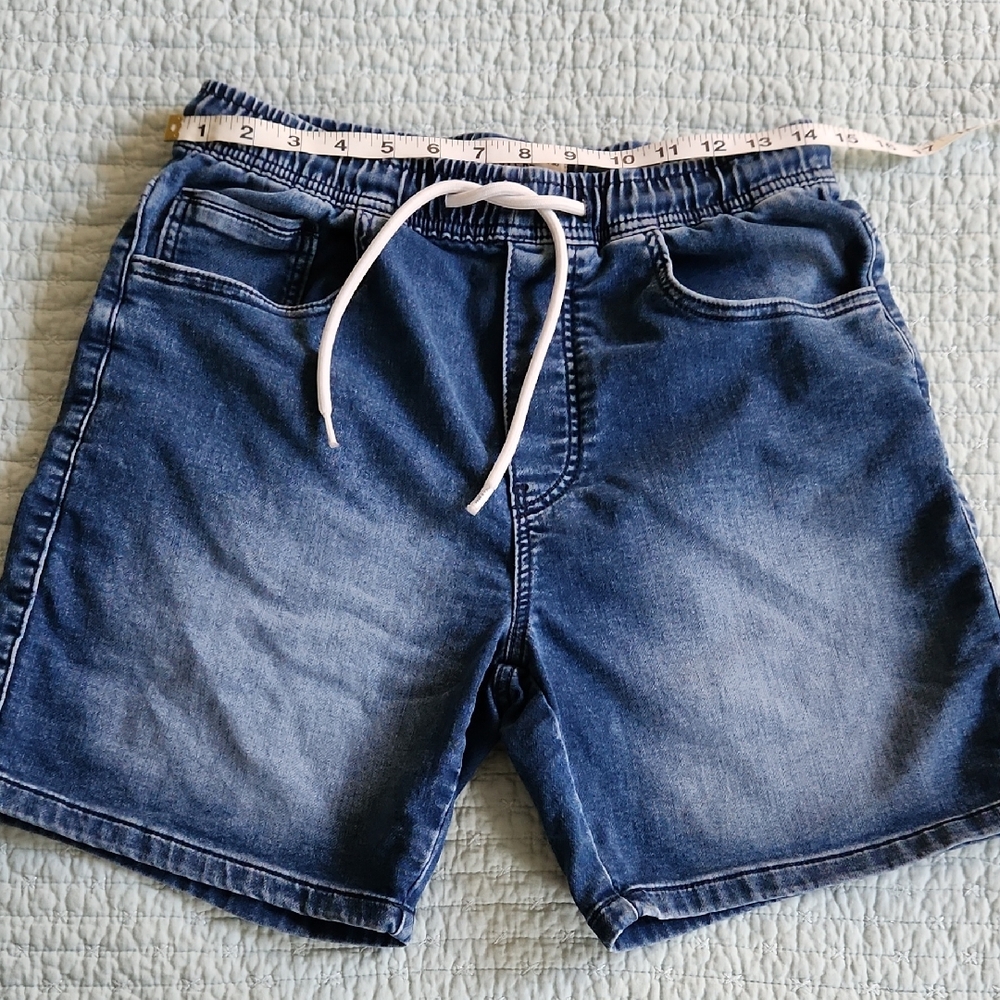 Pull&Bear Dark Blue Jean Shorts S